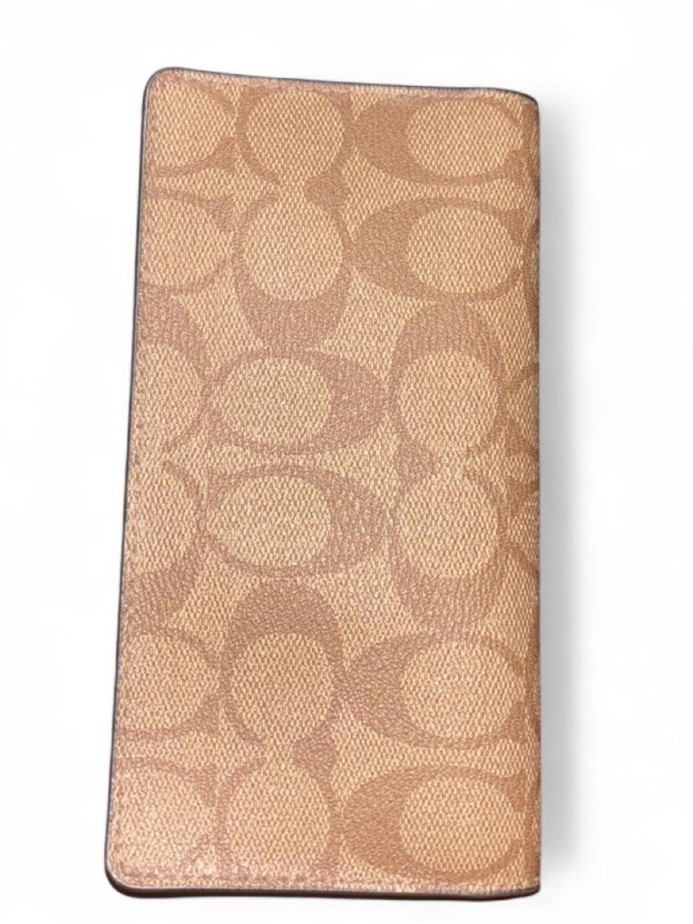 Coach Long Wallet in Tan Signature Canvas - Picture 2 of 3